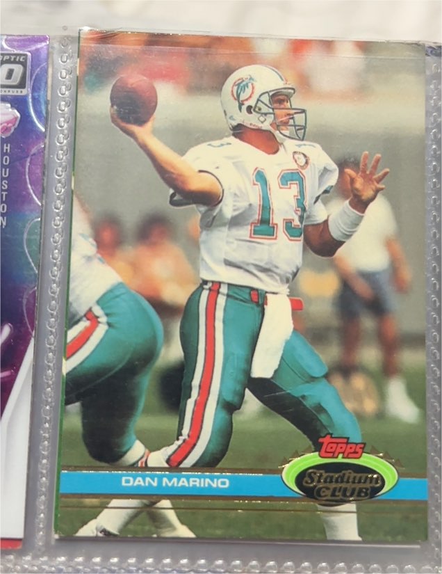 1991 Topps Stadium Club #264 Dan Marino — front
