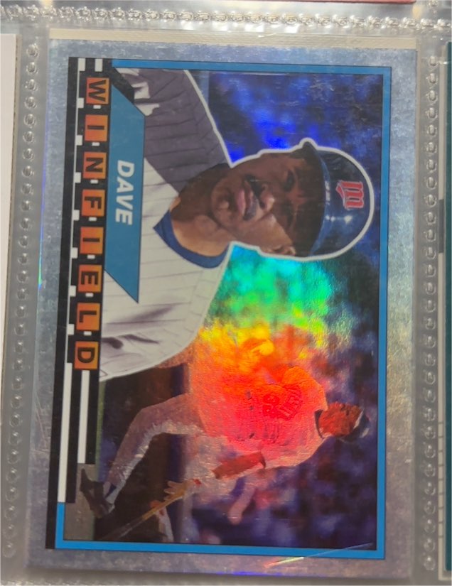 2021 Topps Archives 1989 Topps Big Foil #89BF-13 Dave Winfield — front