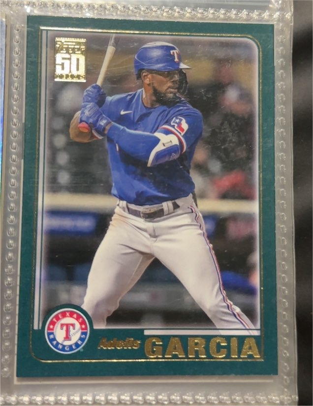 2021 Topps Archives #215 Adolis Garcia — front