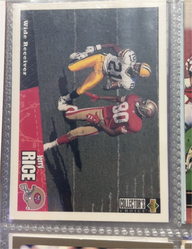 1996 Upper Deck Collector's Choice #104 Jerry Rice — front