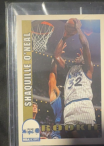 1992 NBA Hoops #442 Shaquille O'Neal — front