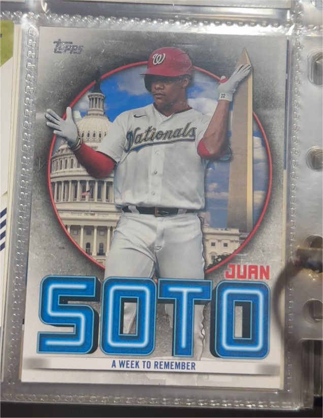 2021 Topps Series 2 #JSH-26 Juan Soto A Week to Remember — front