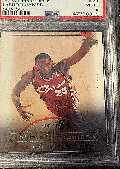 2003 Upper Deck #28 LeBron James — front
