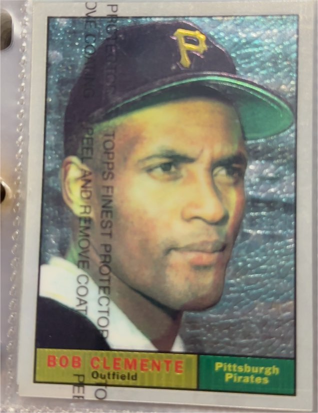 1998 Topps Finest #7 Bob Clemente — front