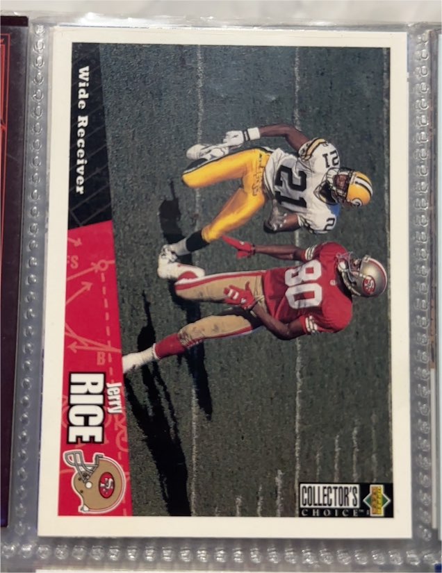 1996 Upper Deck Collector's Choice #104 Jerry Rice — front