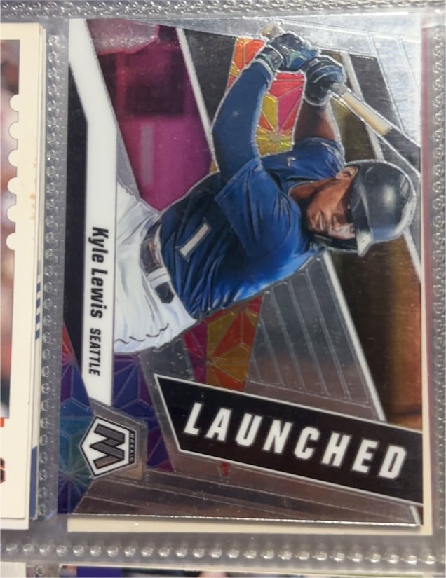 2021 Panini Mosaic #L8 Kyle Lewis Launched — front