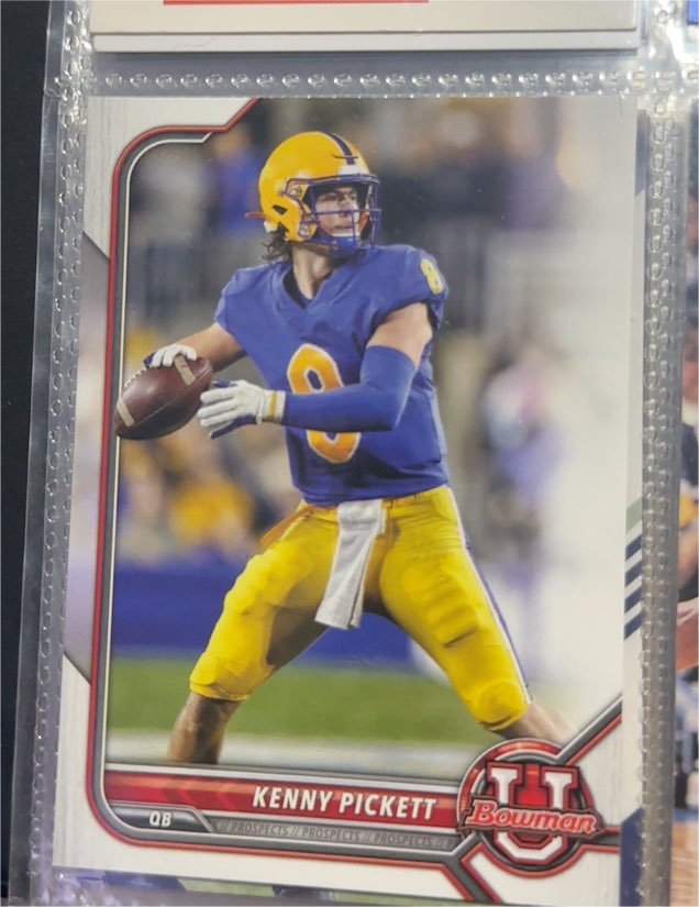 2022 Bowman University #91 Kenny Pickett — front