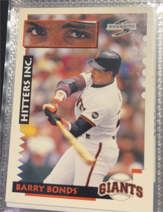 1995 Score #562 Barry Bonds — front
