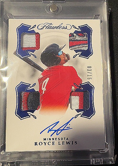 2020 Panini Flawless #03/15 Royce Lewis — front