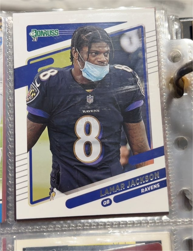 2021 Donruss #239 Lamar Jackson — front