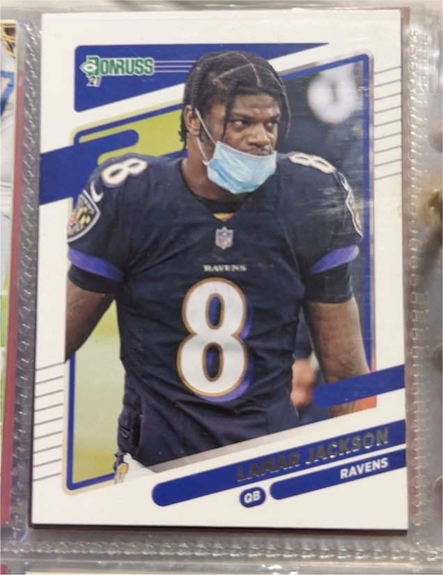 2021 Donruss #239 Lamar Jackson — front