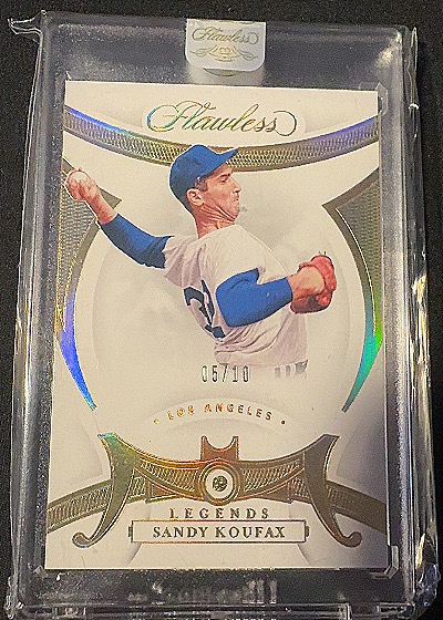 2020 Panini Flawless Legends Sandy Koufax — front