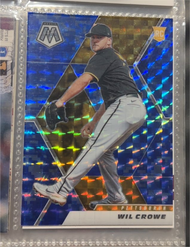 2021 Panini Mosaic #RC Wil Crowe — front