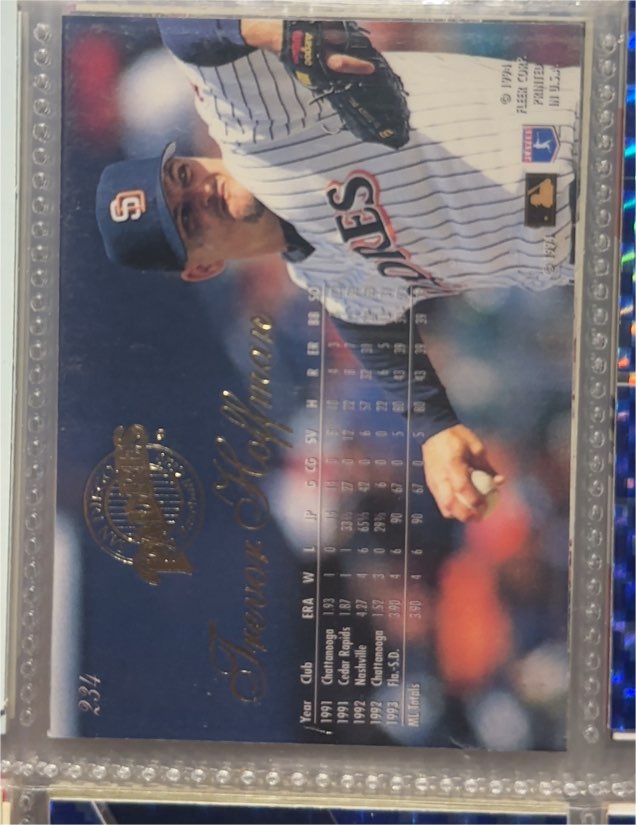 1994 Fleer #231 Trevor Hoffman — front