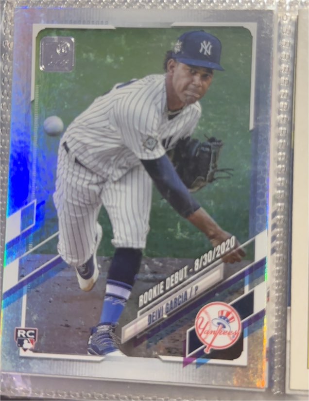 2021 Topps Update #US259 Deivi Garcia — front