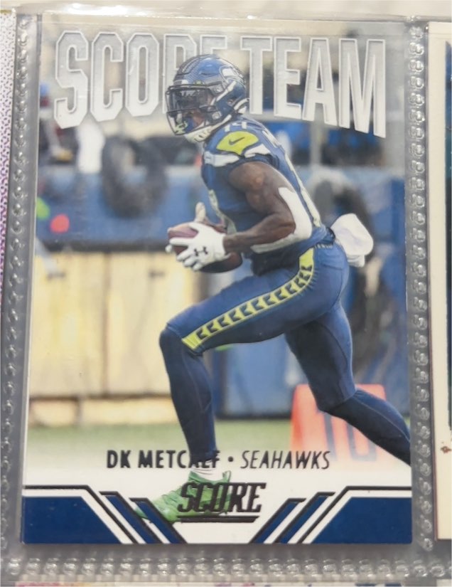 2021 Panini Score #ST3 DK Metcalf Score Team Seattle Seahawks — front