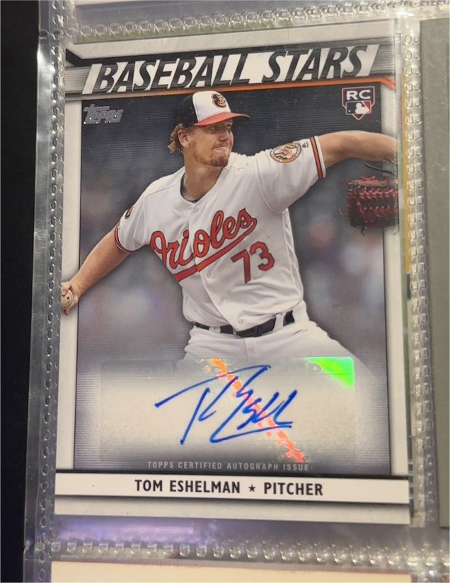 2020 Topps Update Baseball Stars Autographs #BSA-TE Tom Eshelman — front