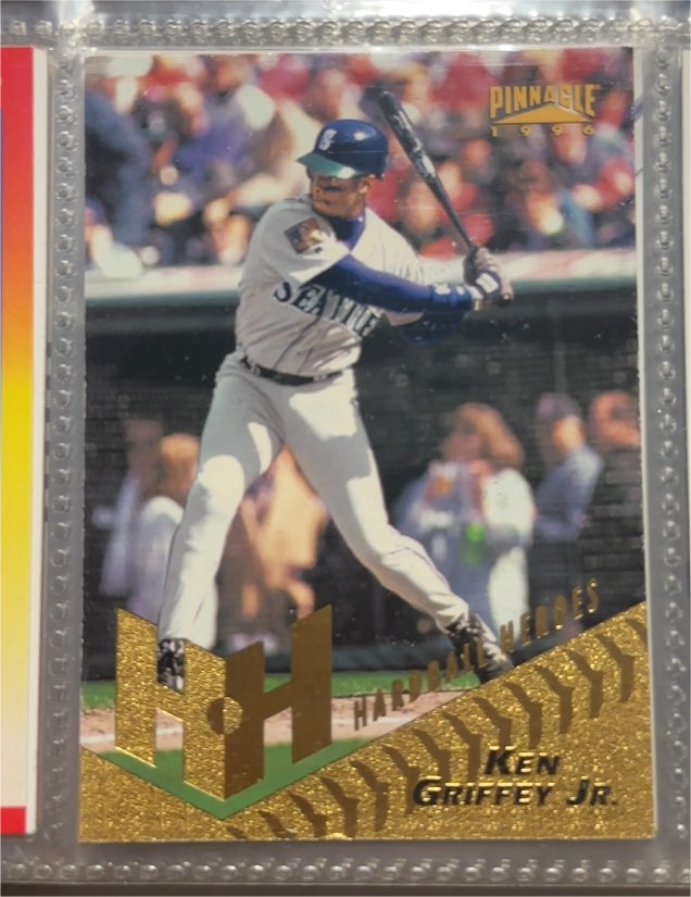 1996 Pinnacle #255 Ken Griffey Jr. Hardball Heroes — front