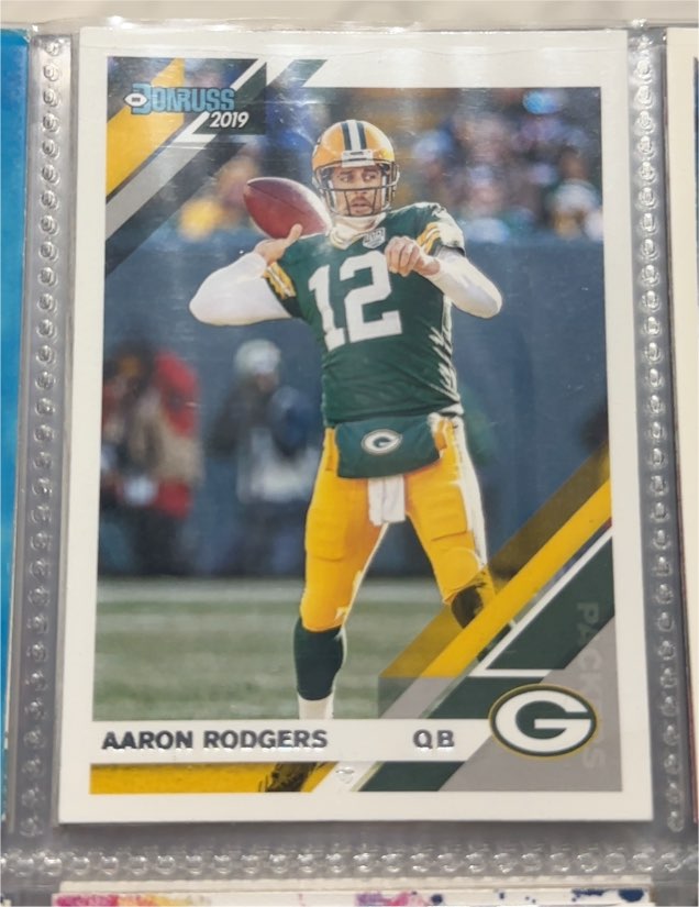 2019 Donruss #98 Aaron Rodgers — front