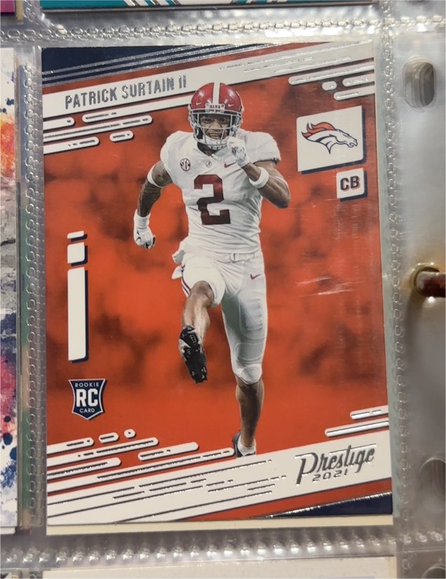2021 Panini Prestige #245 Patrick Surtain II Rookie Card — front