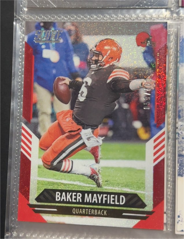 2021 Panini Score #104 Baker Mayfield — front