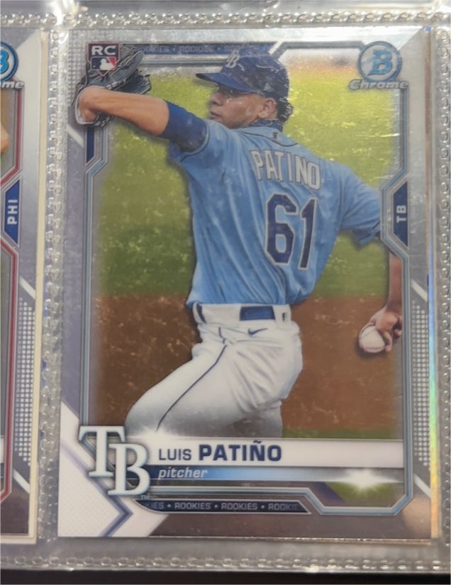 2021 Bowman Chrome #62 Luis Patiño — front