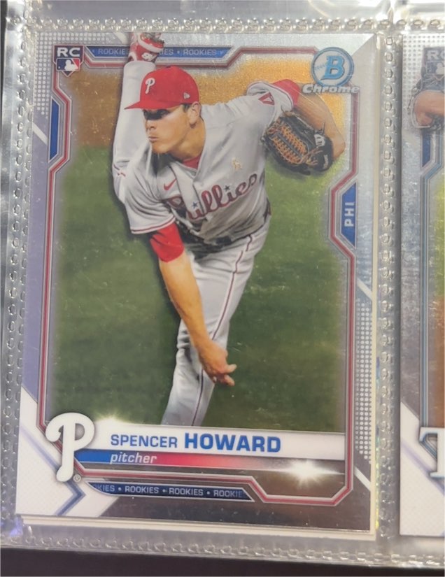 2021 Bowman Chrome #59 Spencer Howard — front