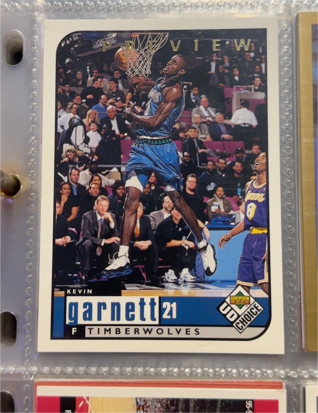 1998-99 Upper Deck UD Choice Preview #85 Kevin Garnett — front