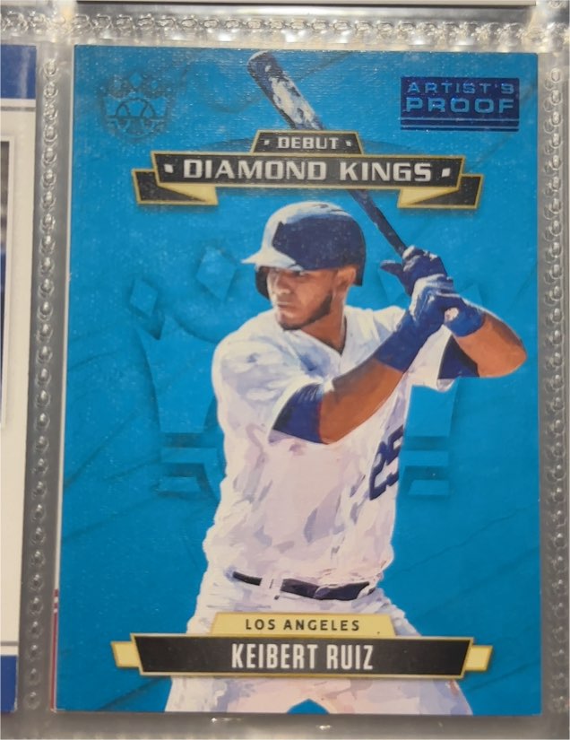 2021 Panini Diamond Kings Debut #DDK-LD Keibert Ruiz — front