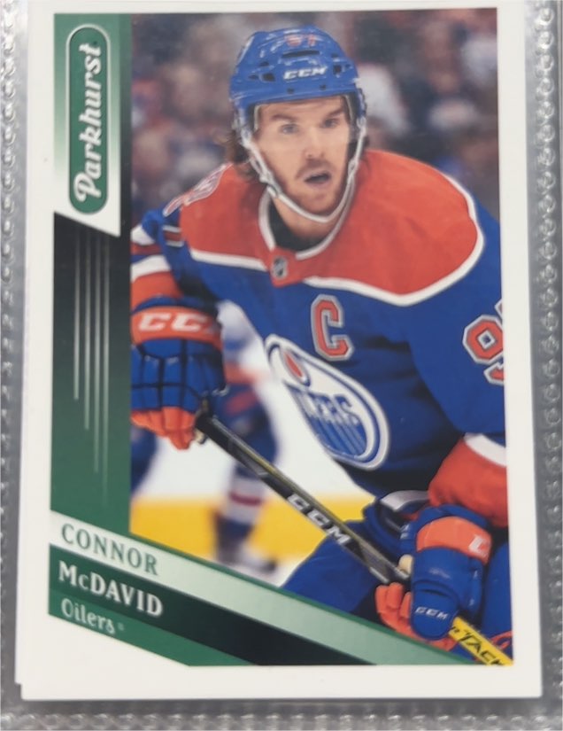 2019-20 Parkhurst #100 Connor McDavid — front