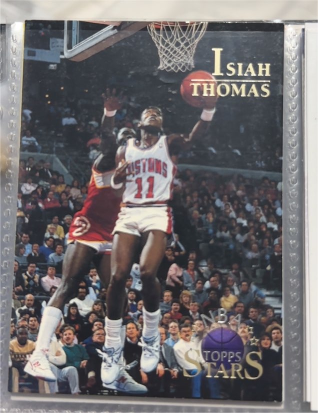 1996 Topps Stars #44 Isiah Thomas — front