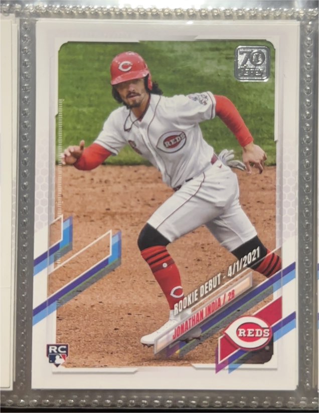 2021 Topps Update #US145 Jonathan India — front