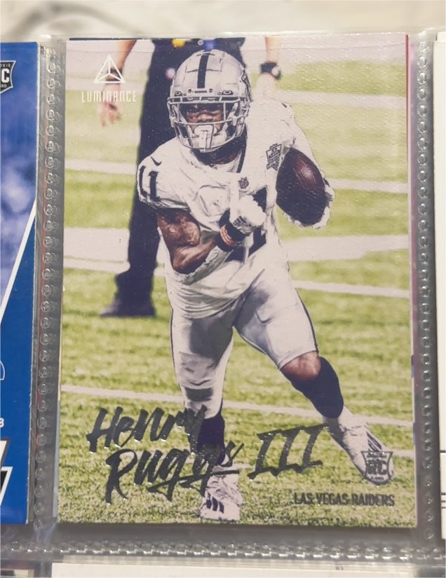 2020 Panini Chronicles Luminance #212 Henry Ruggs III — front