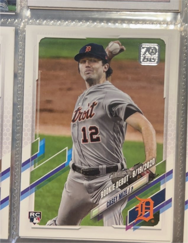2021 Topps Update #US63 Casey Mize Rookie Debut — front