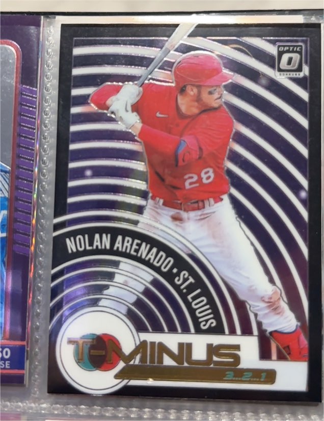 2021 Donruss Optic #TM4 Nolan Arenado T-Minus 3.2.1 — front