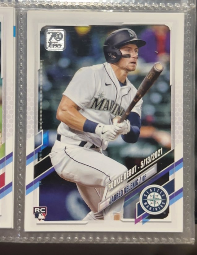 2021 Topps Update #US249 Jarred Kelenic Rookie Debut — front