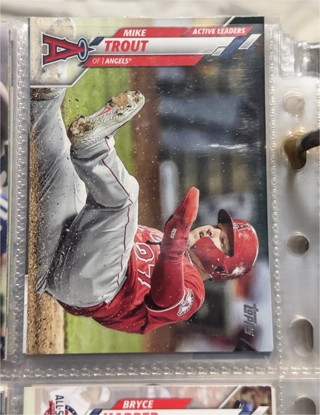 2020 Topps Update #U-119 Mike Trout — front