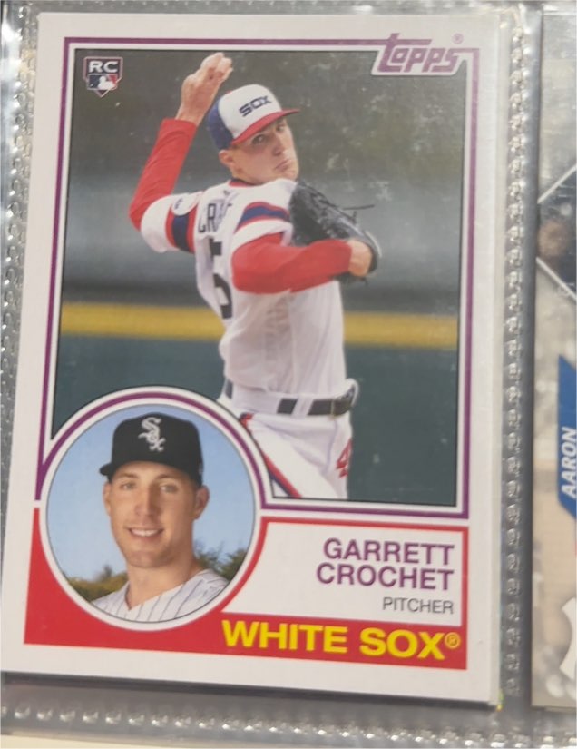 2021 Topps Archives 1983 #155 Garrett Crochet — front