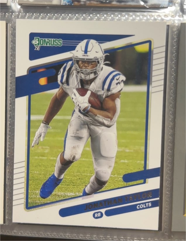 2021 Donruss #150 Jonathan Taylor — front