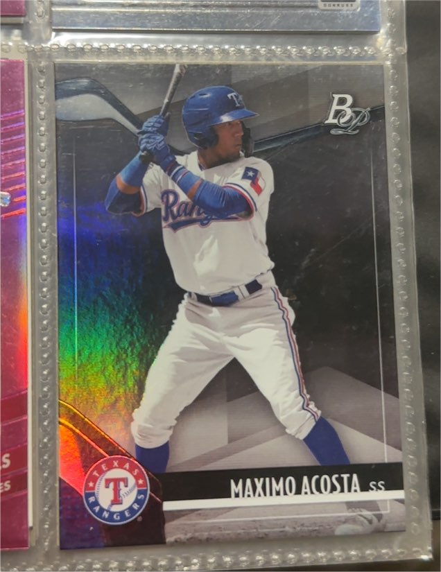 2021 Bowman Platinum #TOP-80 Maximo Acosta — front