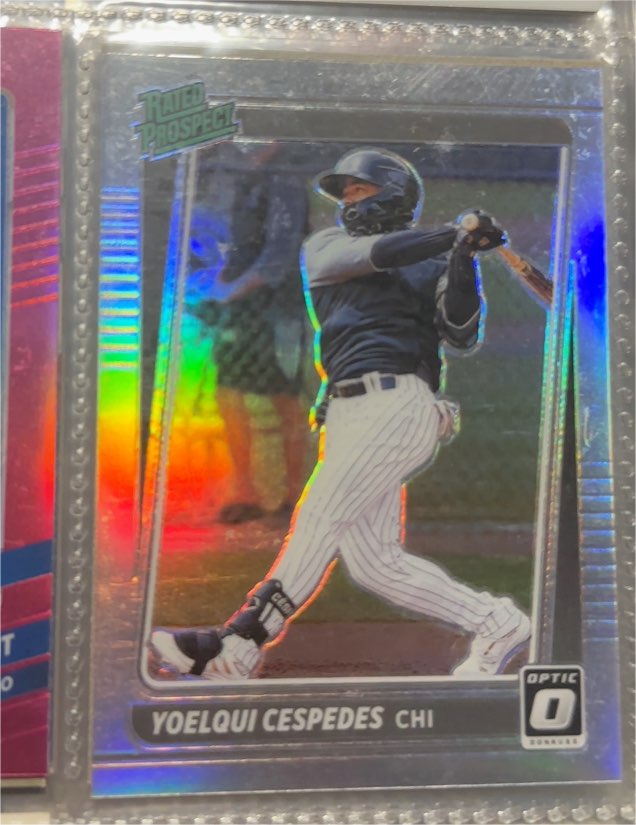 2021 Donruss Optic Rated Prospect #RP2 Yoelqui Cespedes — front