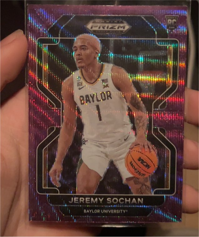 2022 Panini Prizm Draft Picks #61 Jeremy Sochan — front
