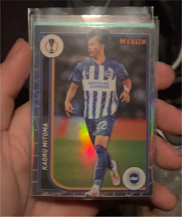 2023-24 Topps Merlin UEFA Club Competitions #29 Kaoru Mitoma — front