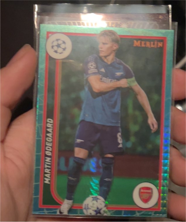 2023-24 Topps Merlin UEFA Club Competitions #14 Martin Odegaard — front