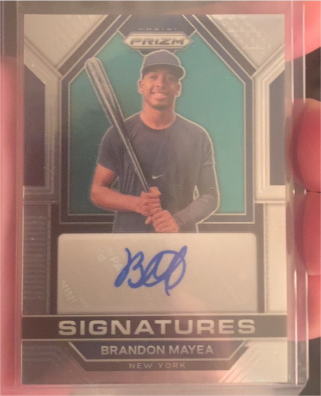 2023 Panini Prizm Signatures #SIG-BM Brandon Mayea — front