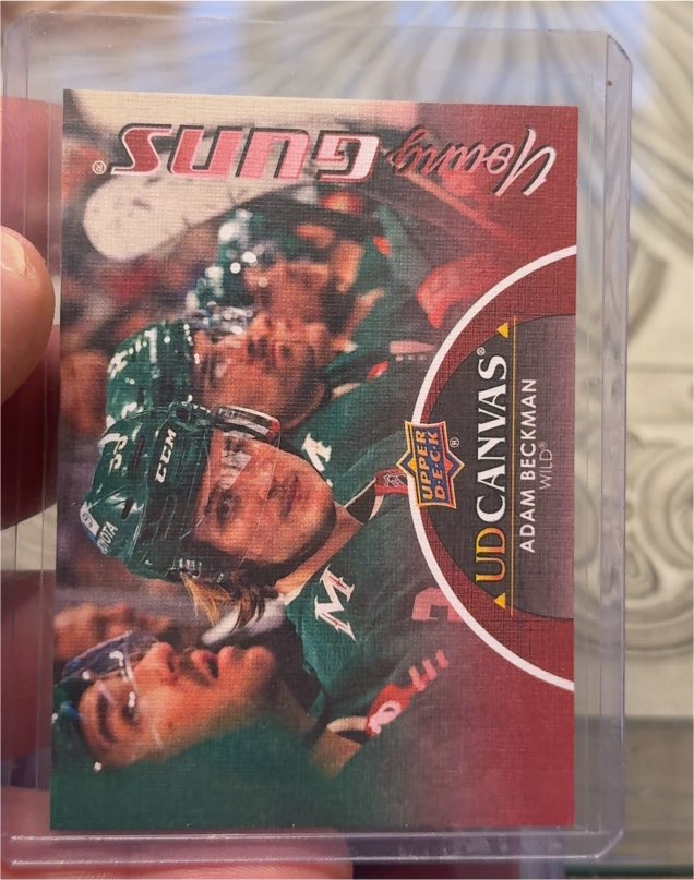 2021-22 Upper Deck Young Guns Canvas #C384 Adam Beckman — front