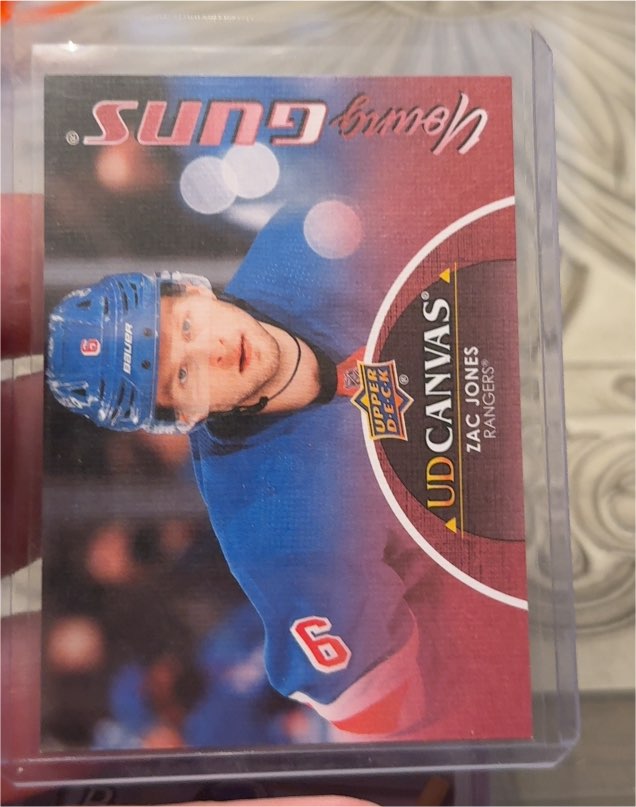 2021-22 Upper Deck Canvas #C92 Zac Jones Young Guns — front