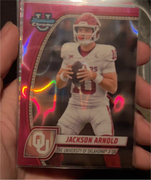 2024 Bowman University Chrome #80 Jackson Arnold — front