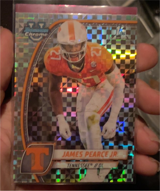 2024 Bowman Chrome University #91 James Pearce Jr. — front