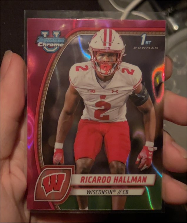 2024 Bowman Chrome University #152 Ricardo Hallman — front